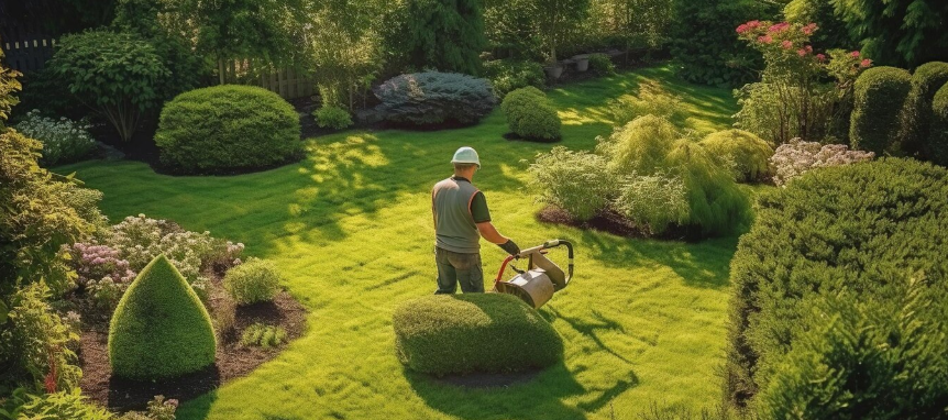 Urban Lawn Sprinklers in Mississauga, Ontario.